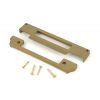 Satin Brass ½" Rebate Kit for Euro Sash Lock