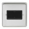 Eurolite Stainless Steel Fan Switch Polished Stainless Steel