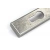 Pewter Hammered Newbury Slimline Espag. Lock Set