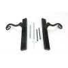 External Beeswax Monkeytail Slimline Lever Espag. Latch Set -RH