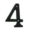 Numeral 4 (Face Fix) - Black Antique