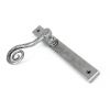 Pewter Monkeytail Slimline Lever Espag. Latch - RH