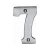 Heritage Brass Numeral 7 Face Fix 76mm (3") Satin Chrome finish