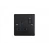 Eurolite Enhance Decorative 1 Gang Socket Matt Black