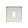 Square Key Escutcheon Satin Finish