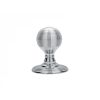 Delamain Reeded Knob - Polished Chrome