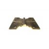 Atlantic (Solid Brass) Parliament Hinges 4" x 2" x 4mm - Matt Antique Brass (Pair)