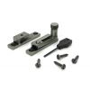 Pewter Brompton Quadrant Fastener - Narrow