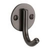 Heritage Brass Single Robe Hook Matt Bronze Finish