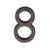 Heritage Brass Numeral 8 Concealed Fix 76mm (3") Matt Bronze finish