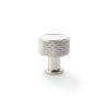 Alexander & Wilks -  Lucia Knurled Cupboard Knob - Polished Nickel - 29mm