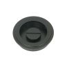 Matt Black 60mm Art Deco Round Pull - Privacy Set