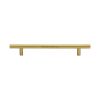 Heritage Brass Cabinet Pull Bar Design 160mm CTC Satin Brass Finish