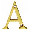 Letter A - Polished Brass