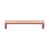 Heritage Brass Cabinet Pull Wide Metro Design 160mm CTC Satin Rose Gold Finish