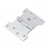 Polished Chrome 4" x 3" x 5"  Parliament Hinge (pair) ss