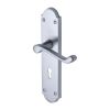 Project Hardware Door Handle Lever Lock Kensington Design Satin Chrome finish