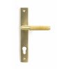 Satin Brass Brompton Slimline Lever Espag. Lock Set