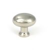 Polished Nickel Moore Cabinet Knob - 32mm