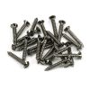 Dark Stainless Steel 6x1" CSK Raised Head Screws (25)