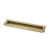 Aged Brass 250mm Art Deco Rectangular Pull