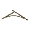 Burnished Brass Apperley Shelf Bracket (314mm x 250mm)