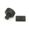 Matt Black Brompton Cabinet Knob - 25mm (Square)