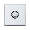 Heritage Brass Square Bell Push Polished Chrome finish