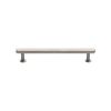 Heritage Brass Cabinet Pull Hexagon Design with 16mm Rose 128mm CTC Satin Nickel finish