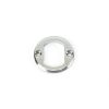 Polished Chrome Round Euro Escutcheon (Plain)