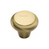 Heritage Brass Cabinet Knob Round Edge Design 38mm Satin Brass finish