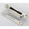 Forend Strike & Fixing Pack To Suit Bs8621 Cylinder Sashlock-Satin Stainless Steel-Radius Forend - Satin Stainless Steel