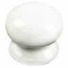 Porcelain Knob 30mm - Porcelain White