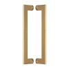 Heritage Brass Back to Back Door Pull Handle Apollo Design 307mm Satin Brass Finish