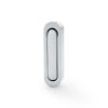 Alexander & Wilks - Radius Sliding Door Edge Pull - Satin Chrome