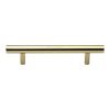 Heritage Brass Door Pull Handle Bar Design 305mm Polished Brass Finish