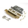 Satin Brass 2½" 5 Lever BS Sash Lock KA