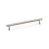 Alexander & Wilks - Crispin Knurled T-bar Cupboard Pull Handle - Satin Nickel - 224mm