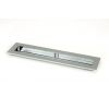 Polished Chrome 250mm Plain Rectangular Pull