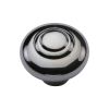 Heritage Brass Cabinet Knob Round Bead Design 32mm Polished Chrome finish