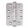 Eclipse 14872 - 102x76x3mm PSS Ball Bearing Radius Corner Hinge Grade 13 - (Pair) - Polished Stainless Steel