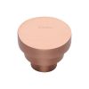 Heritage Brass Cabinet Knob Round Stepped Design 32mm Satin Rose Gold finish