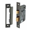 2.5" CE 3 Lever Mortice Sash Lock FD60 - Black Nickel