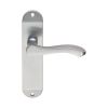 Serozzetta Lever On Latch Backplate - Satin Chrome