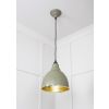 Hammered Brass Brindley Pendant in Tump