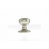 Old English Harrogate Solid Brass Mushroom Mortice Knob on Concealed Fix Rose - Satin Nickel