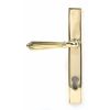 Polished Brass Hinton Slimline Lever Espag. Lock Set