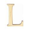 Heritage Brass Alphabet L Pin Fix 51mm (2") Satin Brass Finish