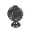 Black Twist Cabinet Knob