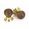 Rosewood and PB Cottage Mortice/Rim Knob Set - Small